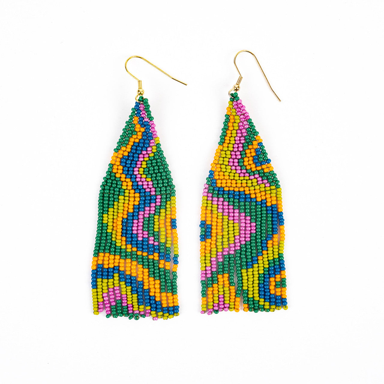 Psychedelic Fringe Earrings