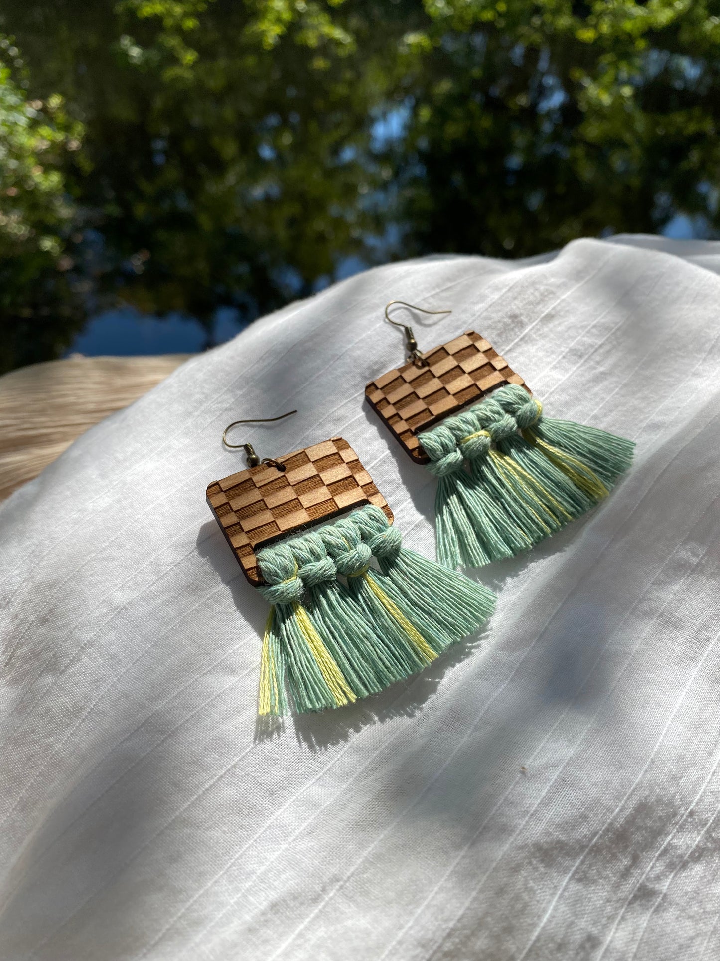 NEW* Tesselate Macrame Earrings