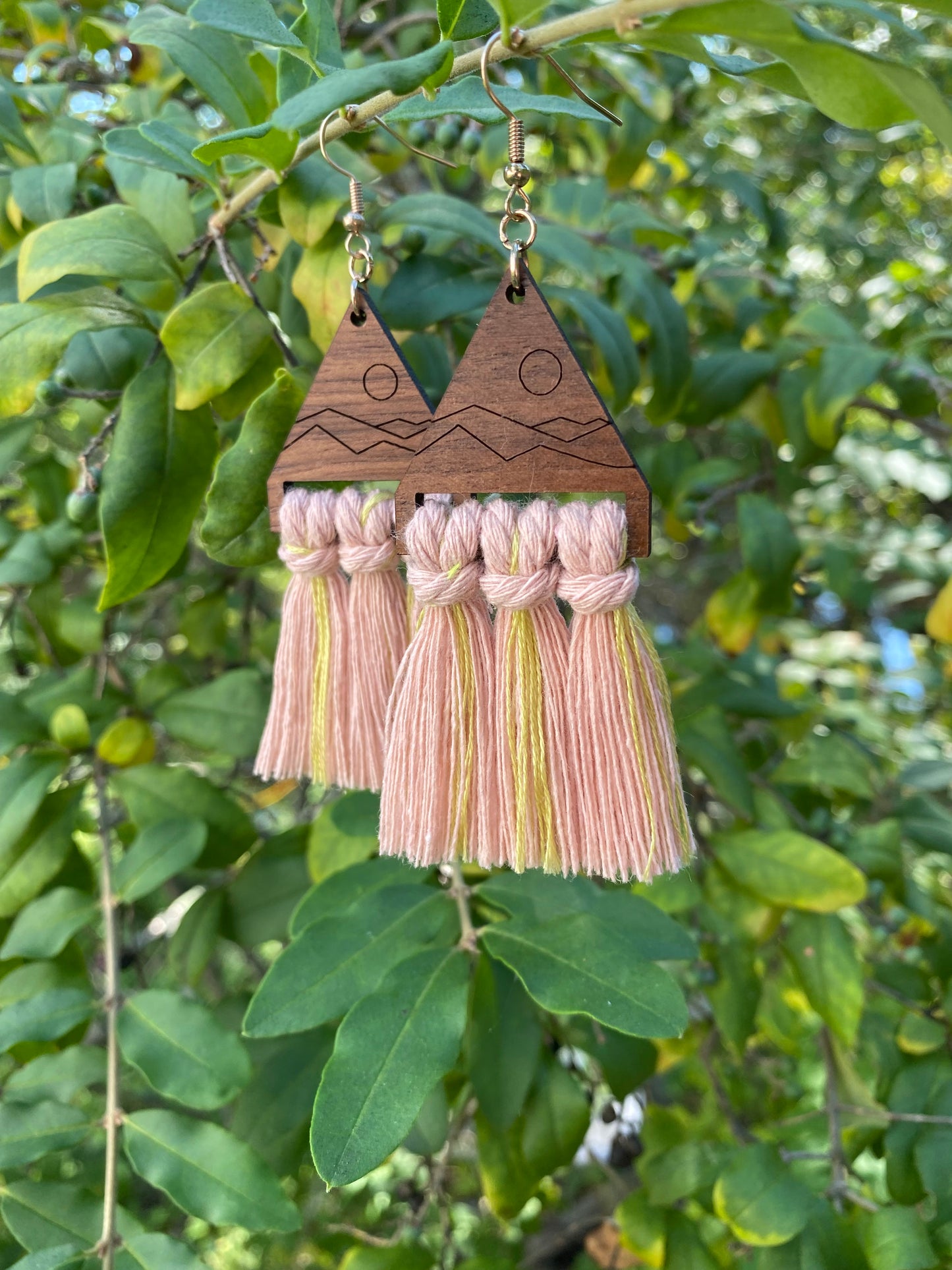 NEW* Mountain Macrame Earrings