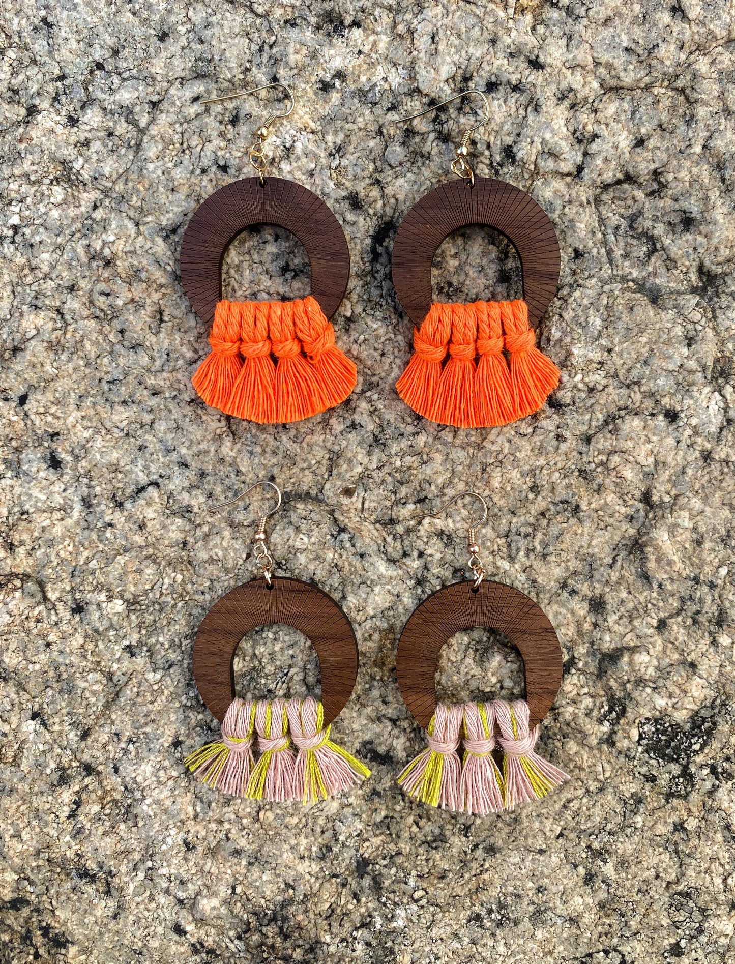 NEW* Halo Macrame Earrings