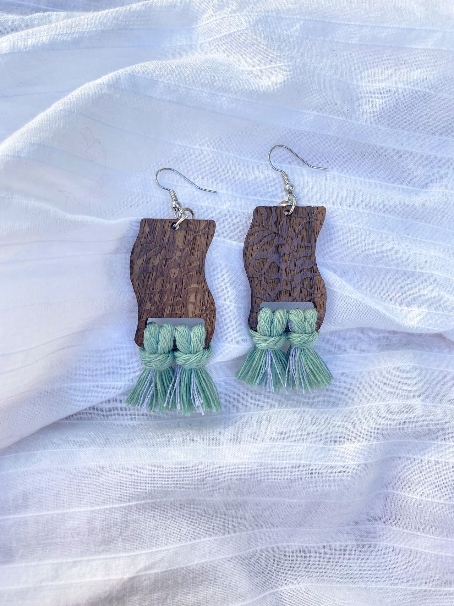 NEW* Wildflower Macrame Earrings