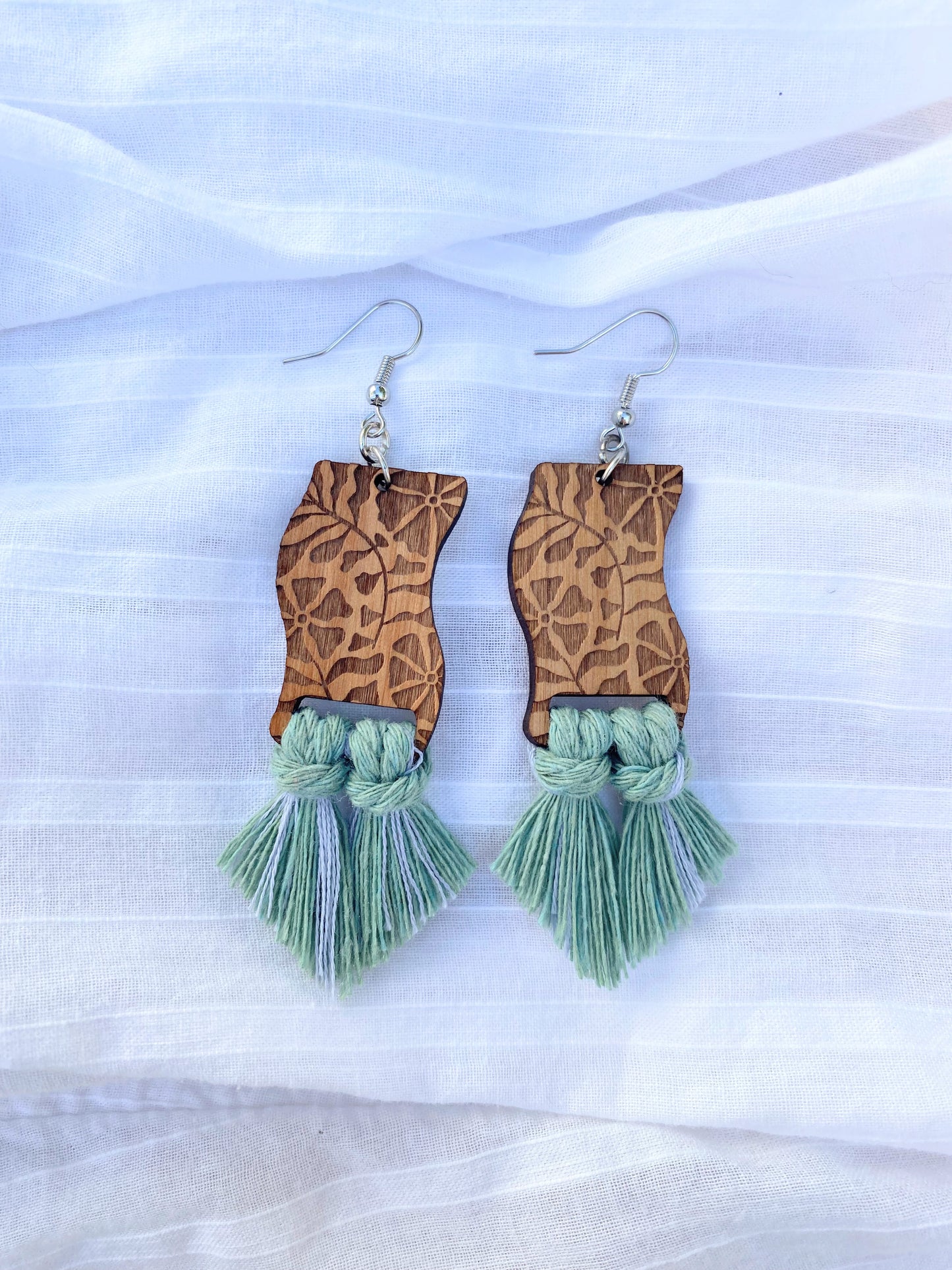 NEW* Wildflower Macrame Earrings