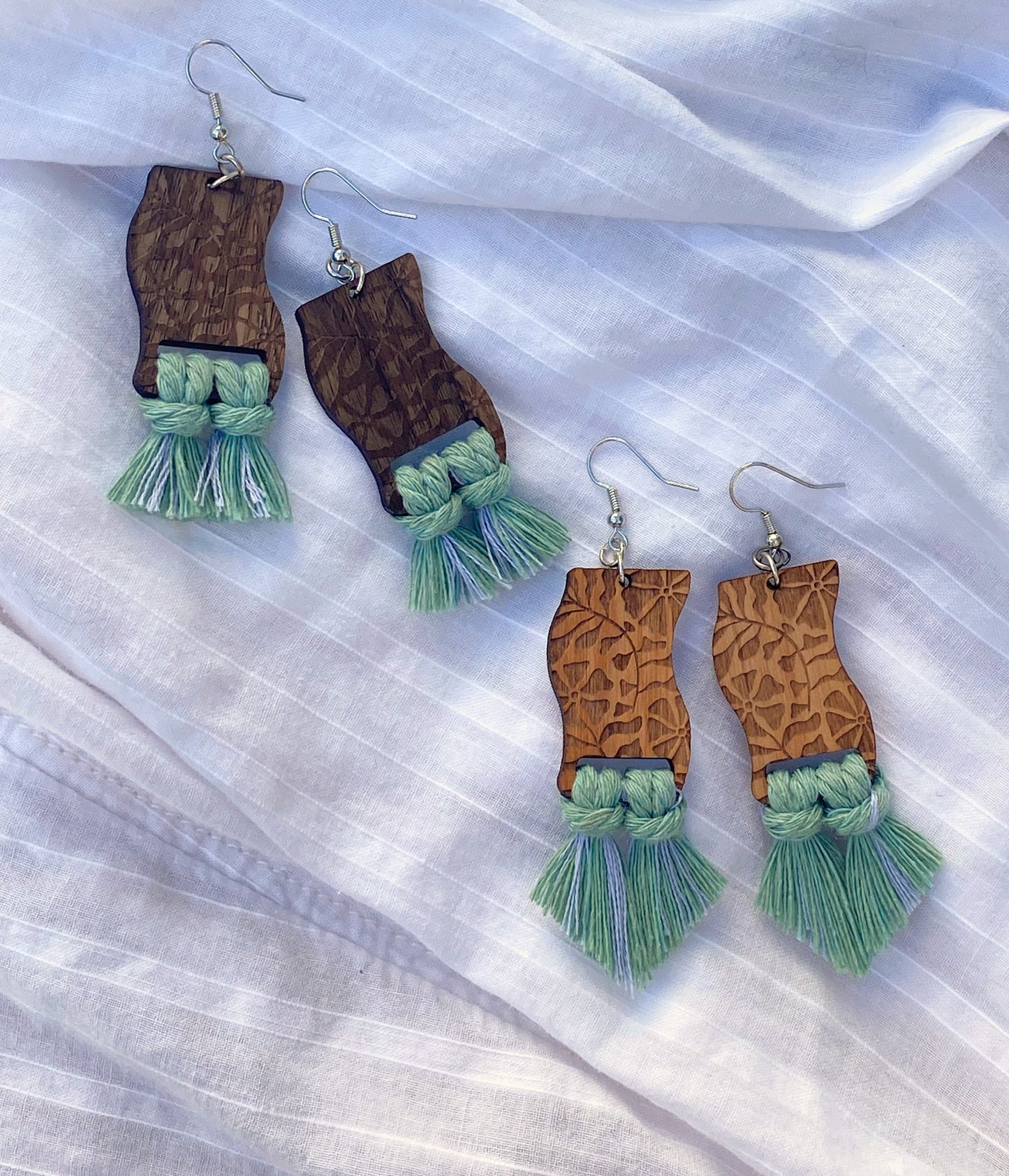 NEW* Wildflower Macrame Earrings