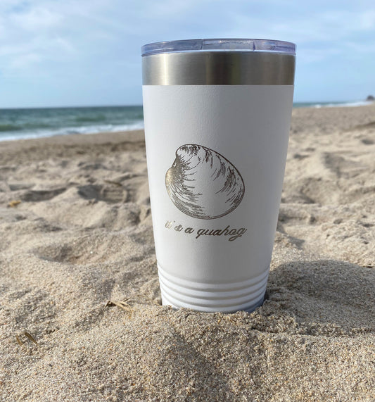 Insulated Tumbler - white 20oz - Choose your design