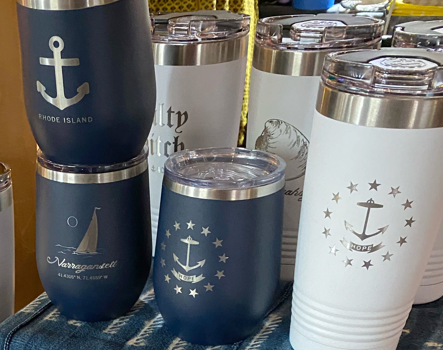 Insulated Tumbler - white 20oz - Choose your design