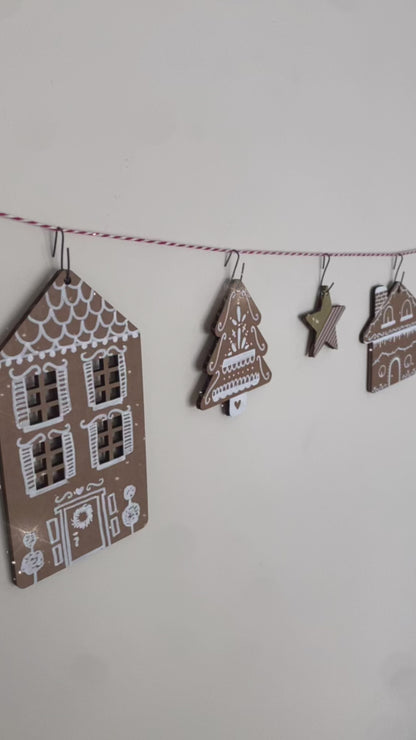 DIY Gingerbread garland-making kit