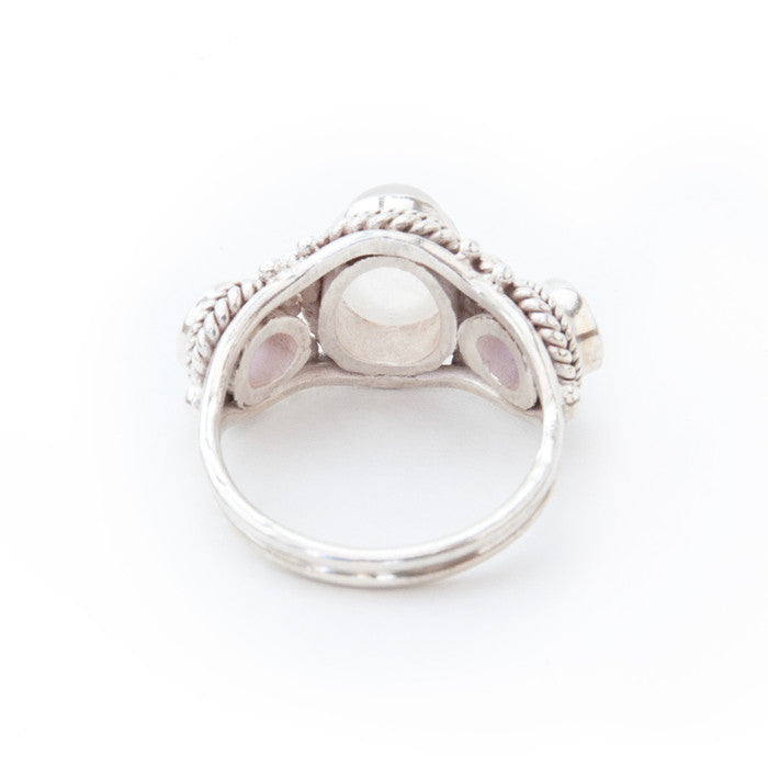 Juniper Ring • Amethyst + Moonstone