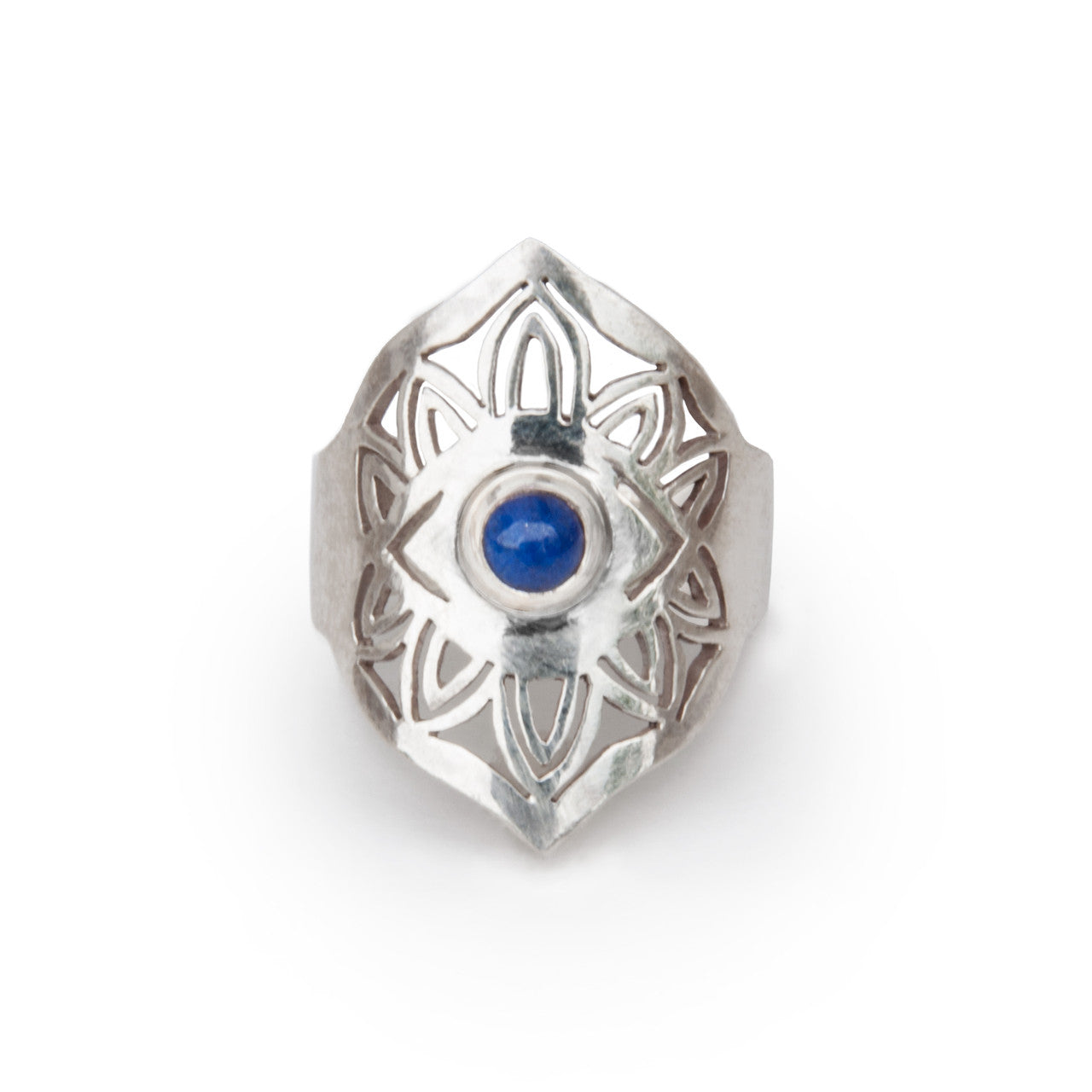 Ojo Ring ~ Lapis + Silver